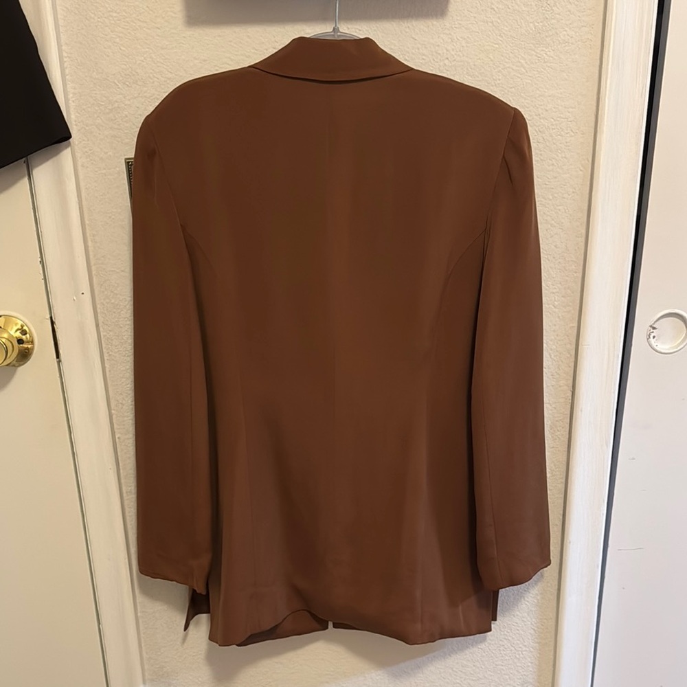 Rena Rowan Elegant Brown Blazer - Picture 3 of 3